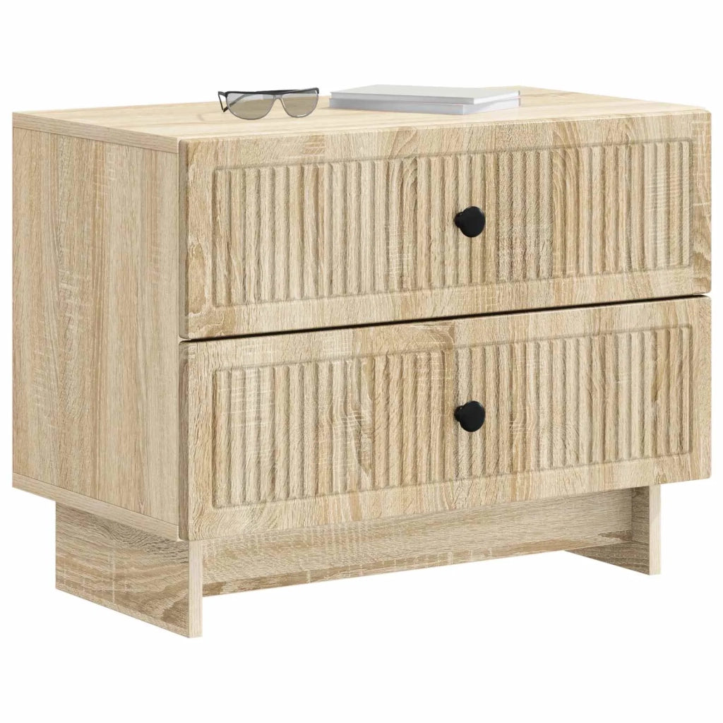 Armadio da Notte con cassetto Rovere Sonoma 62 x 34,5 x 47,5 cm