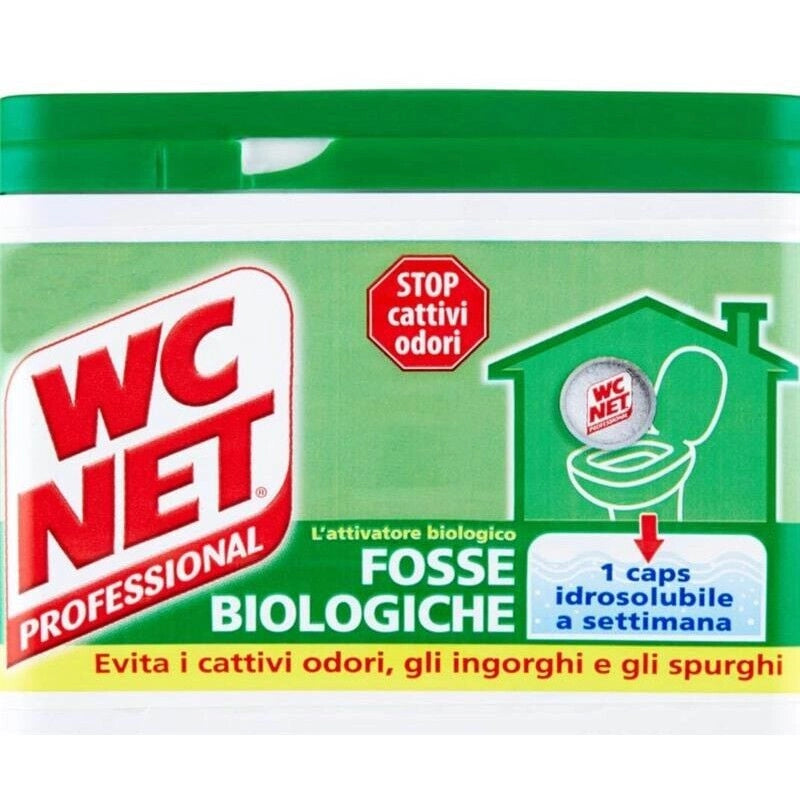WC NET FOSSE BIOLOGICHE PASTIGLIE 300 GR 12 CAPS IN OGNI CONFEZIONE