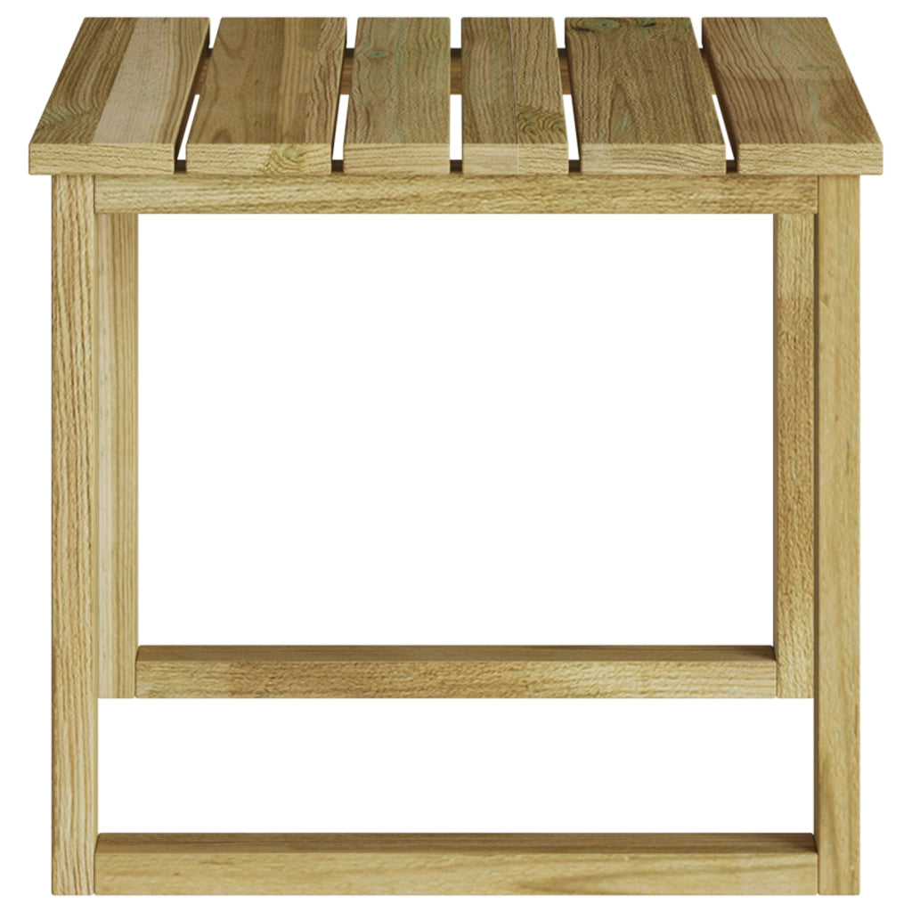 Tavolo per lettini 40x40x36 cm Legno di pino impregnato