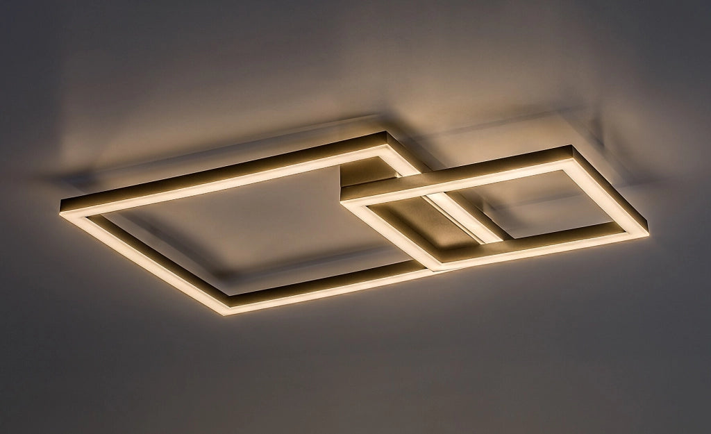 Rabalux Heleth plafoniera nera geometrica LED 24W 3000K