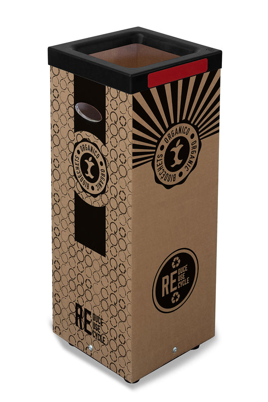 Contenitore per Rifiuti Organico Cover Superiore in Plastica 29,4x29,4x73,4 cm in Cartone