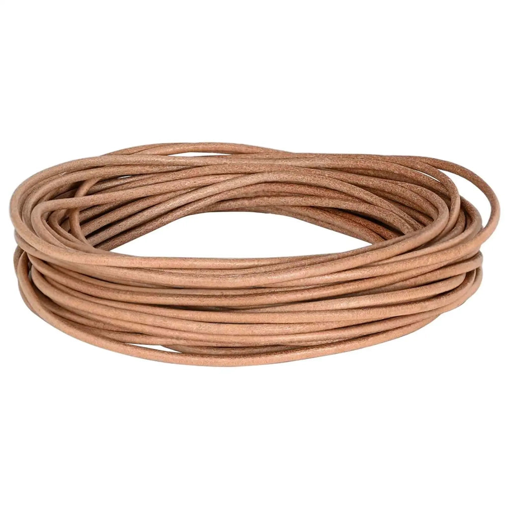 Cordino in Pelle Marrone ?3 mm x 50 m Pelle CFW5427715