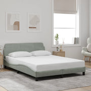 Giroletto Dover Grigio Chiaro 137x190 cm in Velluto 373282