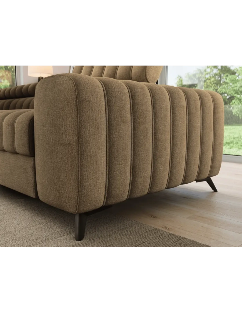 Divano ad angolo collezione KANEDOJO colore Marrone