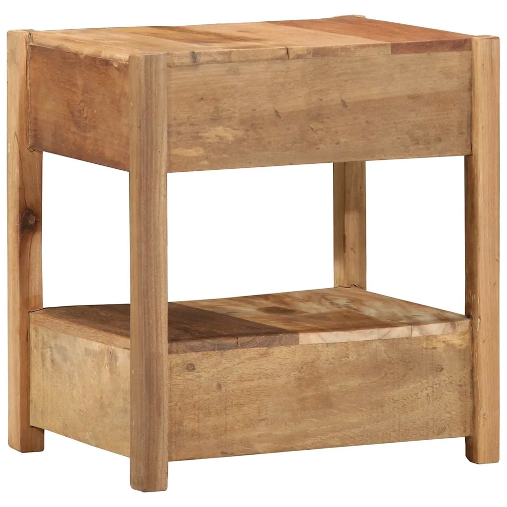 Tavolino Marrone 43 x 32 x 46 cm Legno Recuperato Massello 4019625