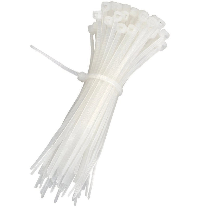 FASCETTA NYLON BIANCO MM.140X3,6 CLAMP MM.140X3,6