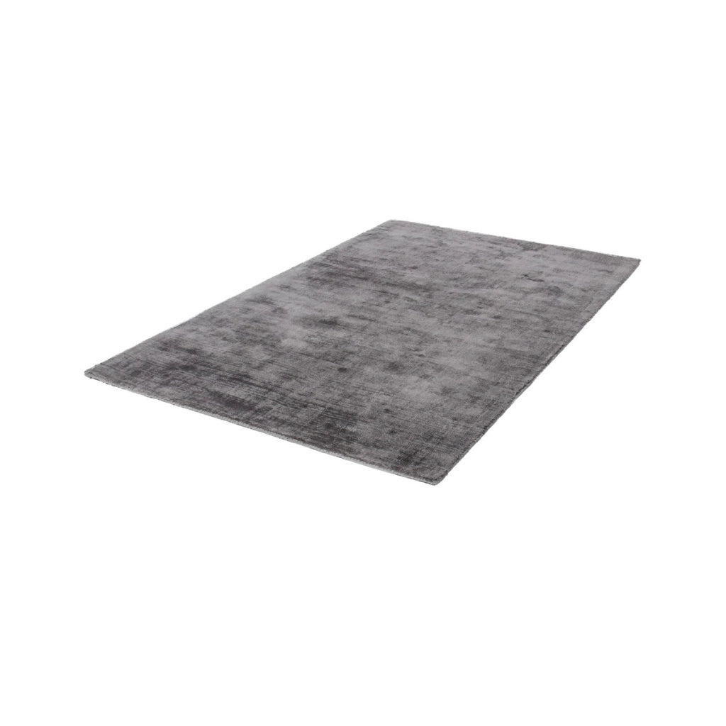 Tappeto di lusso Luxury 100 in viscosa grigio antracite