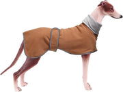 Piumino in Feltro Caldo per Greyhounds e Lurchers, Ideale per l'Inverno, Taglia XS, Marrone