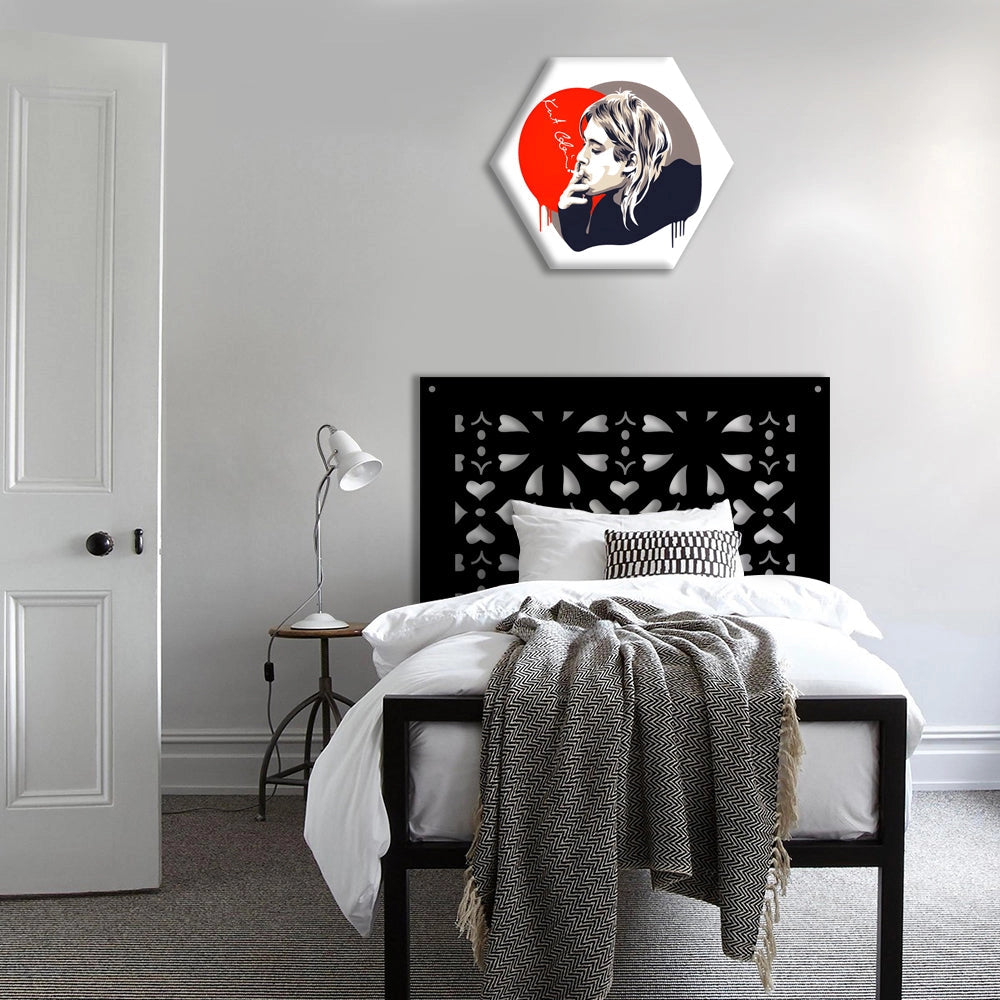 SHAPE - Pannello in PVC traforato - Parasole Colore: nero, Misura: 73x73 cm
