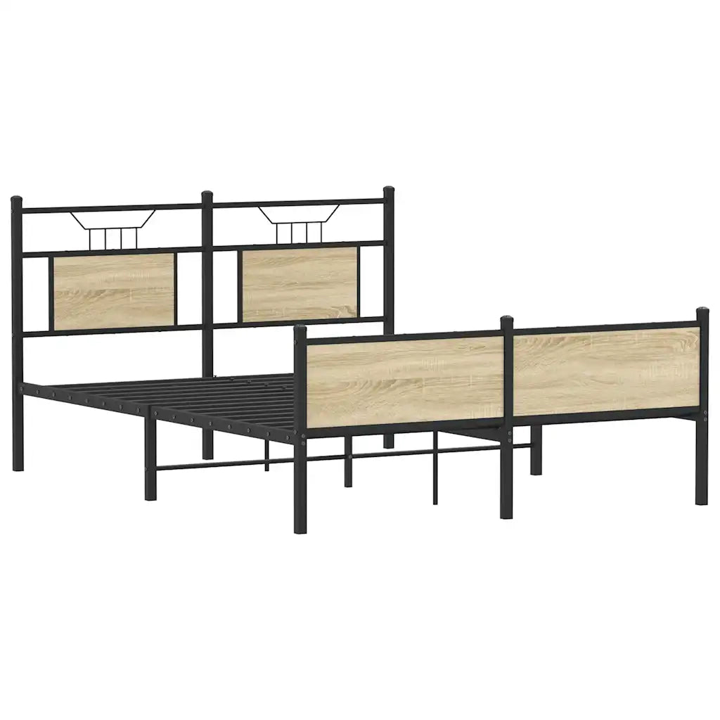 Giroletto senza Materasso Rovere Sonoma 150x200cm in Truciolato