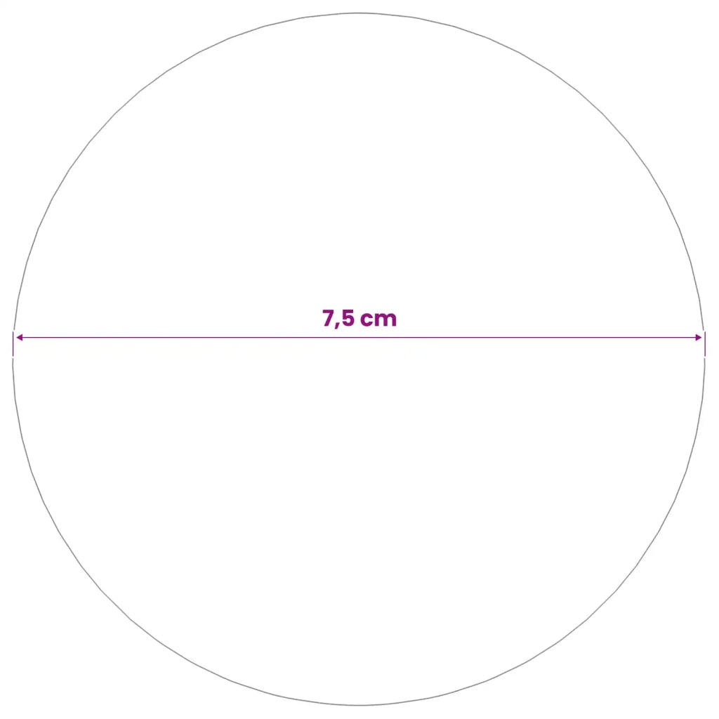 Palla a Specchio 6 pcs Ø 7,5 cm Acciaio Inossidabile 201 42008423