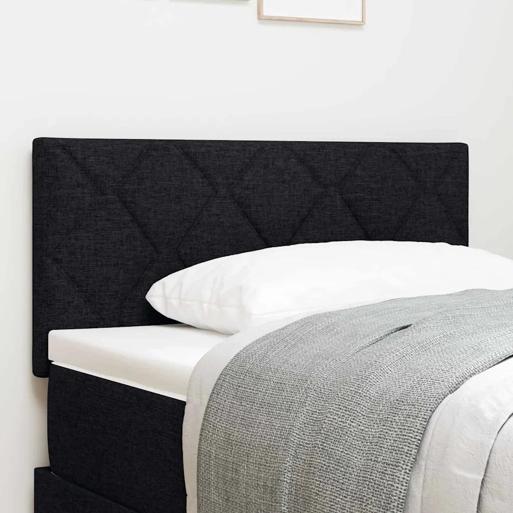 Testiera | Testata LED Nero 100 cm Tessuto