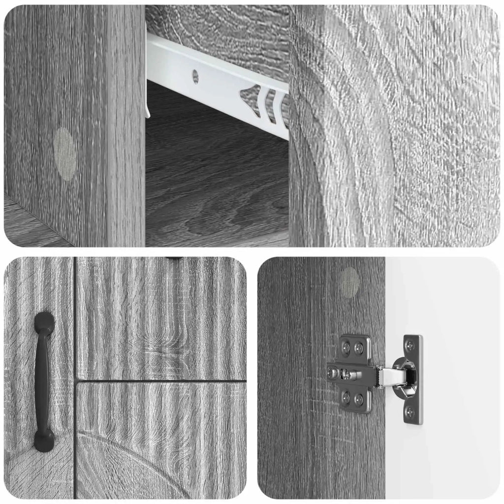 Credenza Grigio Sonoma 89 x 34,5 x 57 cm Legno ingegnerizzato 895351