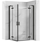 Cabina Doccia Rea Hugo Double Black 80x100