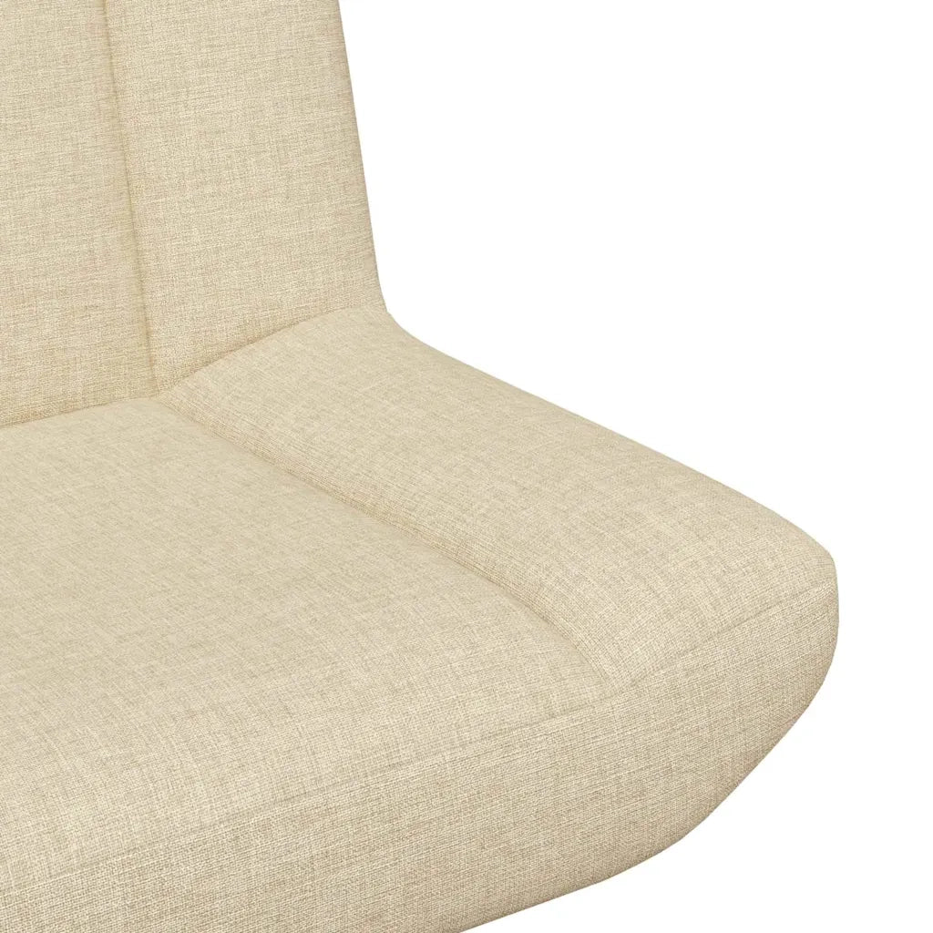 Sedia girevole Crema 63 x 75 x 76 cm Tessuto CFW8519764