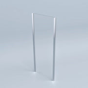 Lato fisso per box doccia 90 cm H200 cm cristallo 6mm SAM - Cromato Lucido