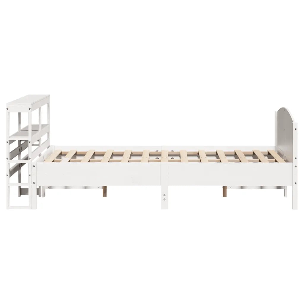 vidaXL Letto senza Materasso Bianco 120x190 cm Legno Massello di Pino