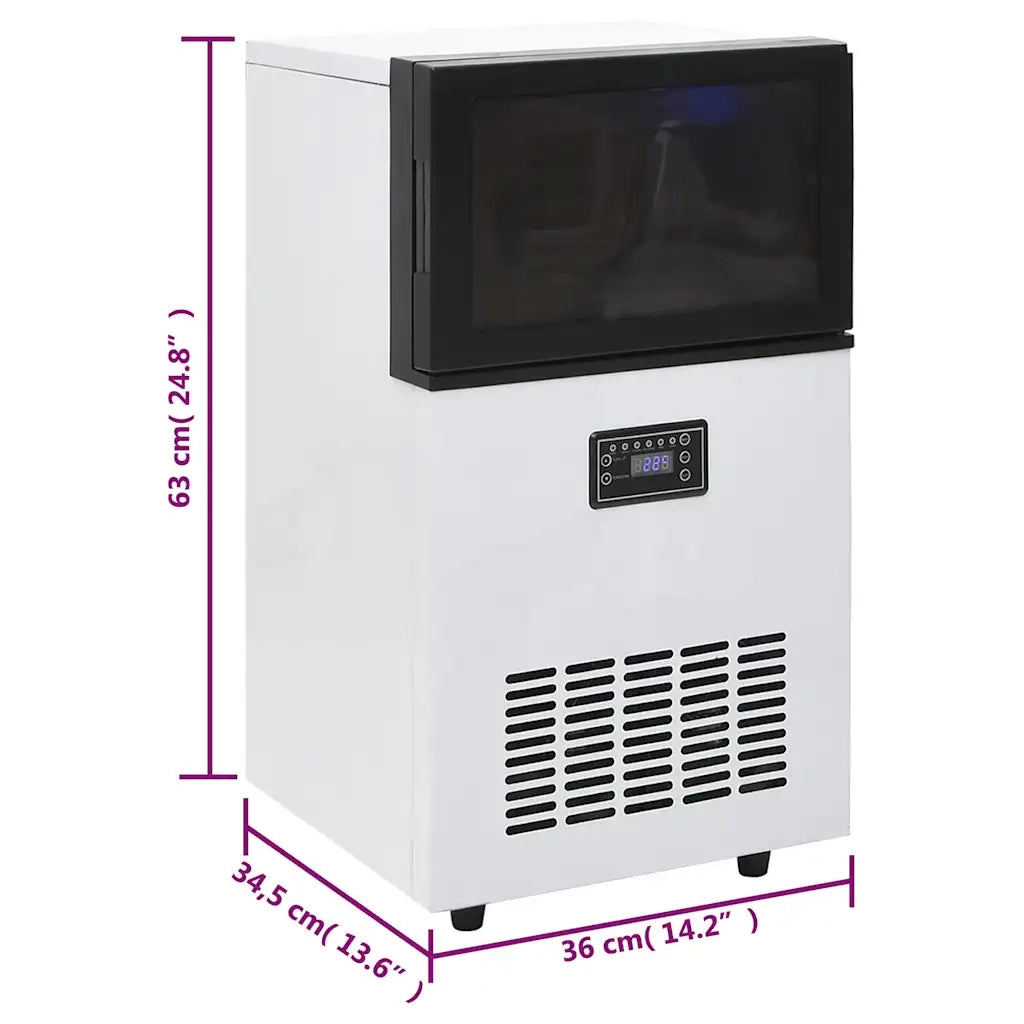 Macchina per il Ghiaccio da Nera 45 kg/24 h 50759