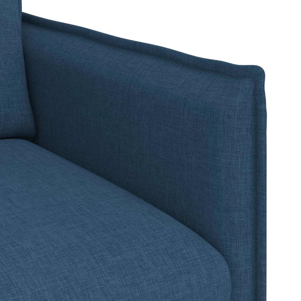 Divano Blu 196 x 82 x 85 cm Tessuto