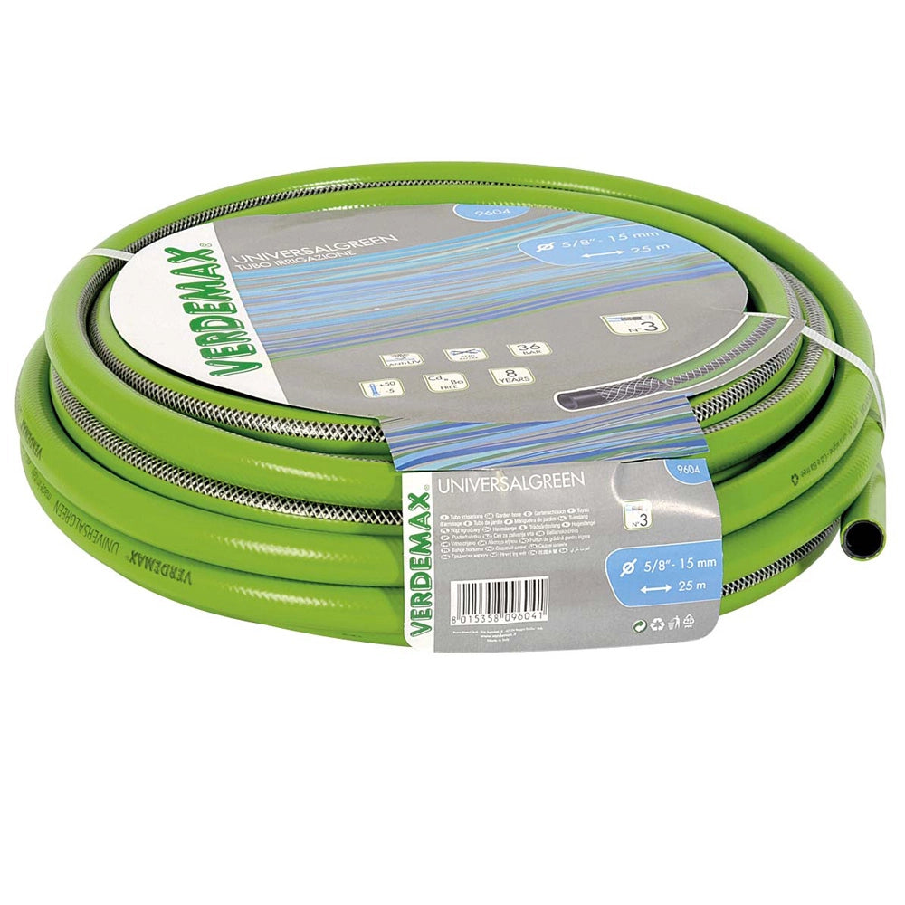 Tubo per irrigazione universalgreen verdemax a 3 strati diamentro 5/8 rotolo metri 15