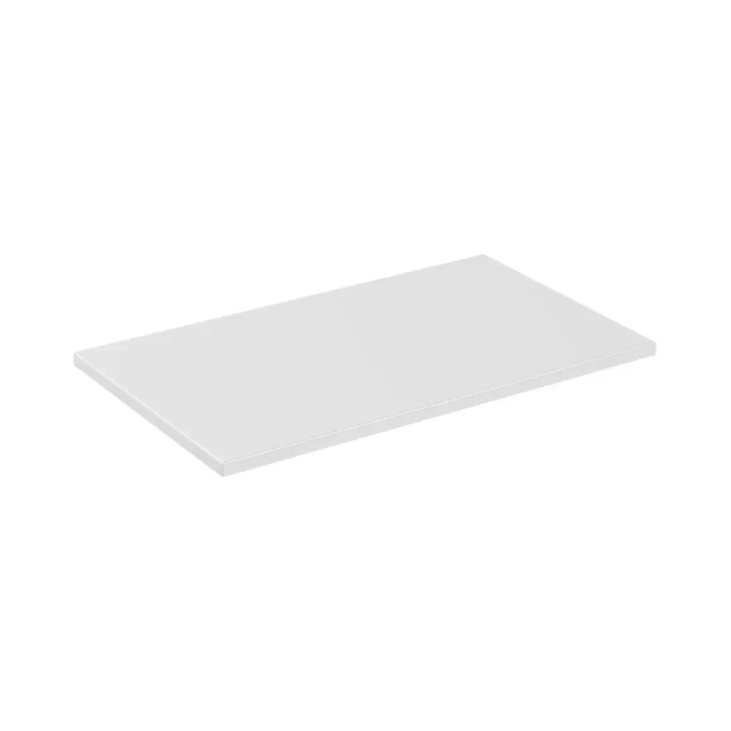 Set ICON: mobile sottolavabo 80cm con nicchie visibili + piano per lavabo + lavabo da appoggio marmorizzato