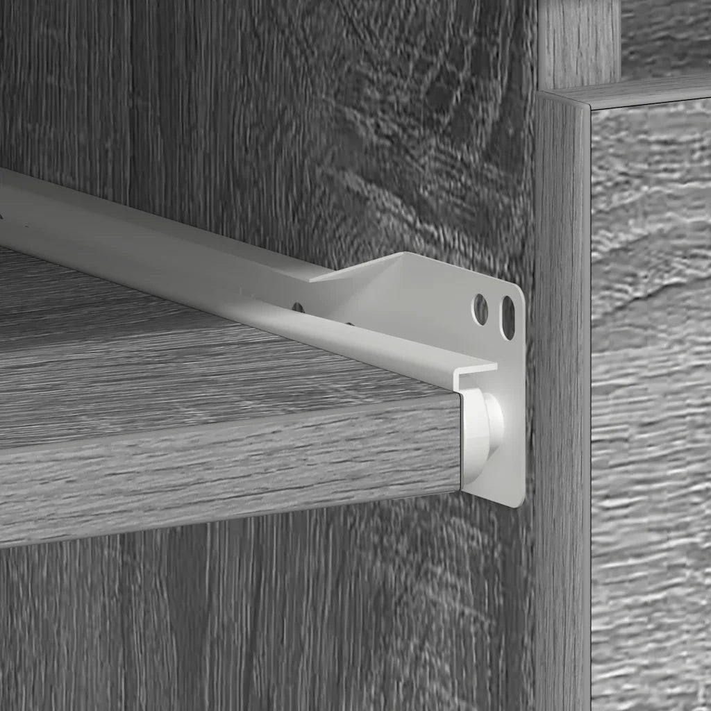 Scrivania | Tavolo da Ufficio Grigio Sonoma 90x45x76 cm in Legno Multistrato