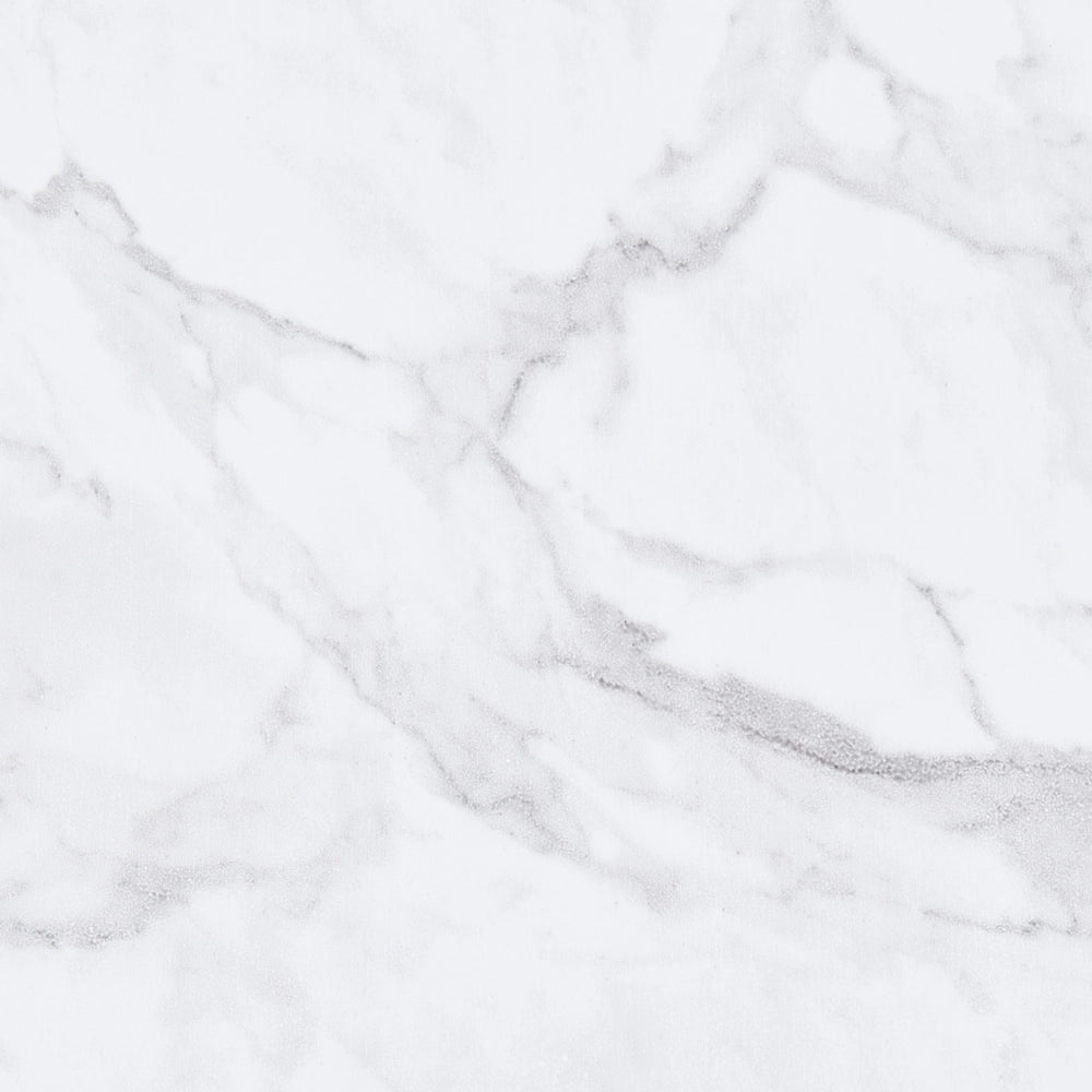 Mobiletto da bagno a parete con armadio a specchio effetto marmo bianco Finitura melaminica