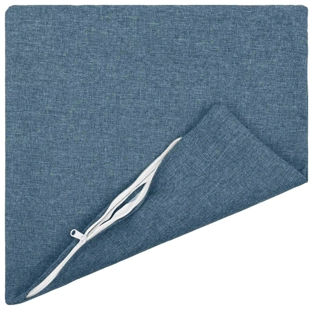 Federa 12 pz HEERLEN Blu jeans 40 x 40 cm Tessuto 908349