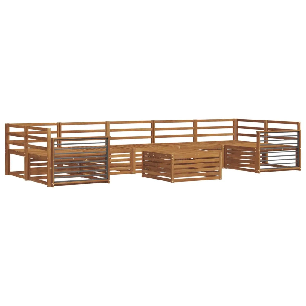 Set di divani da esterno 8 pcs Naturale 3373189