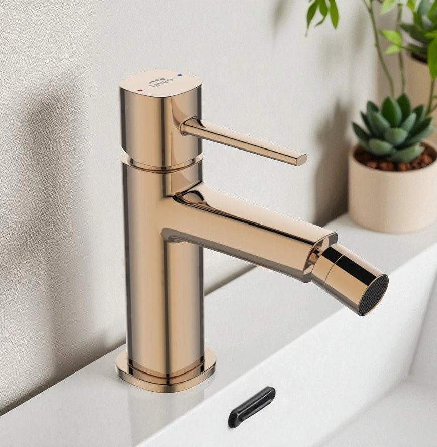 Miscelatore bidet oro – design elegante completo