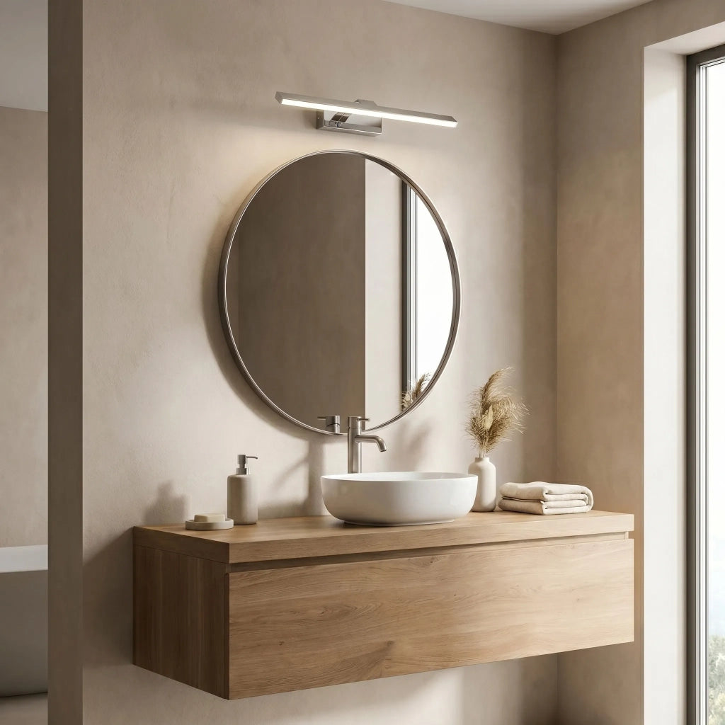 Applique Da Bagno Led Swe001-1w 43cm Chrome