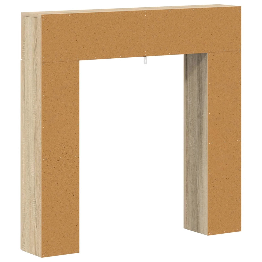 Cornice per camino Rovere Sonoma 102 x 18 x 100,5 cm 8006600