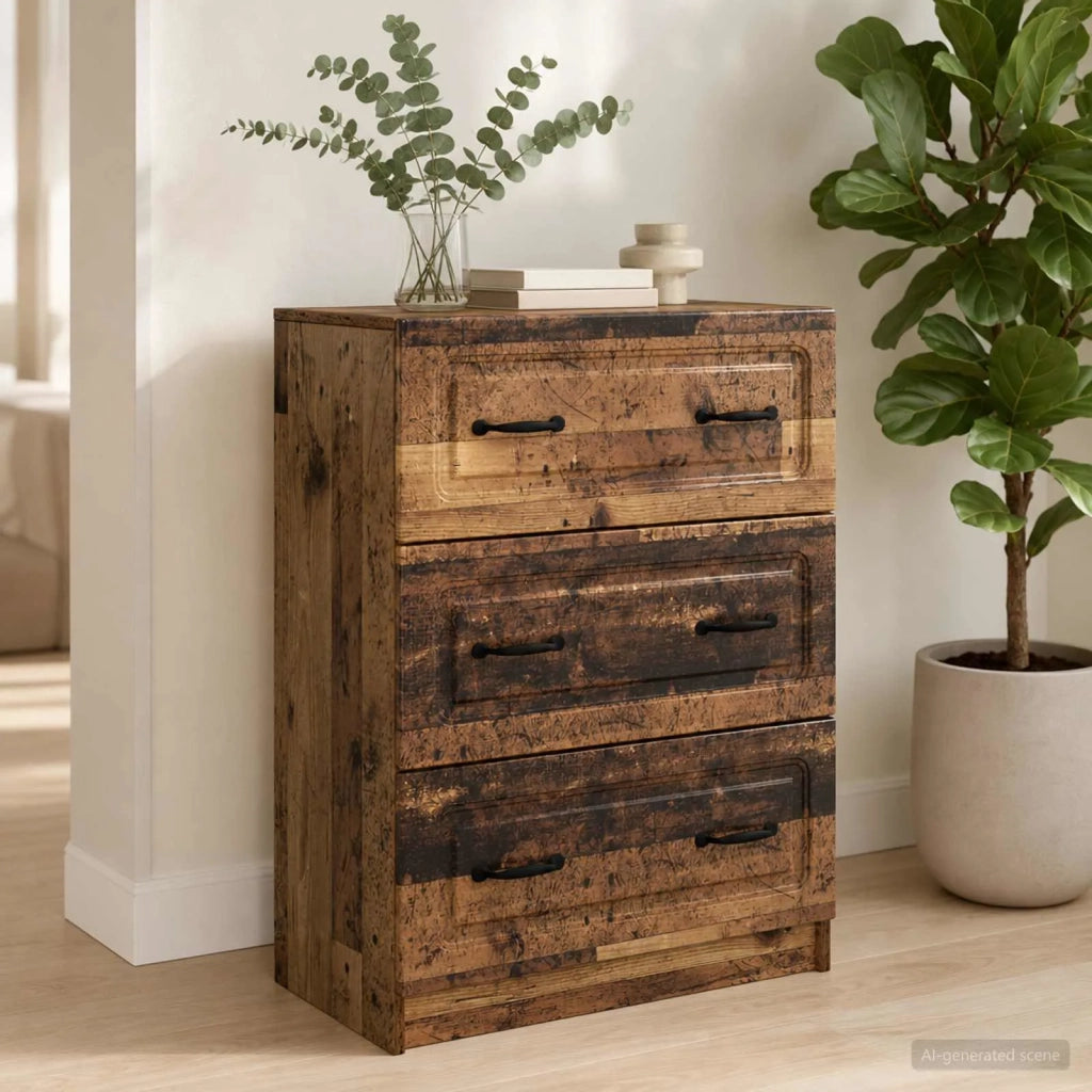 Mobile con Cassetti Legno antico 66 x 34,5 x 87 cm 895763