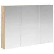 Mobiletto per specchio da Bagno | Armadio da bagno con lo scaffale Rovere Sonoma
