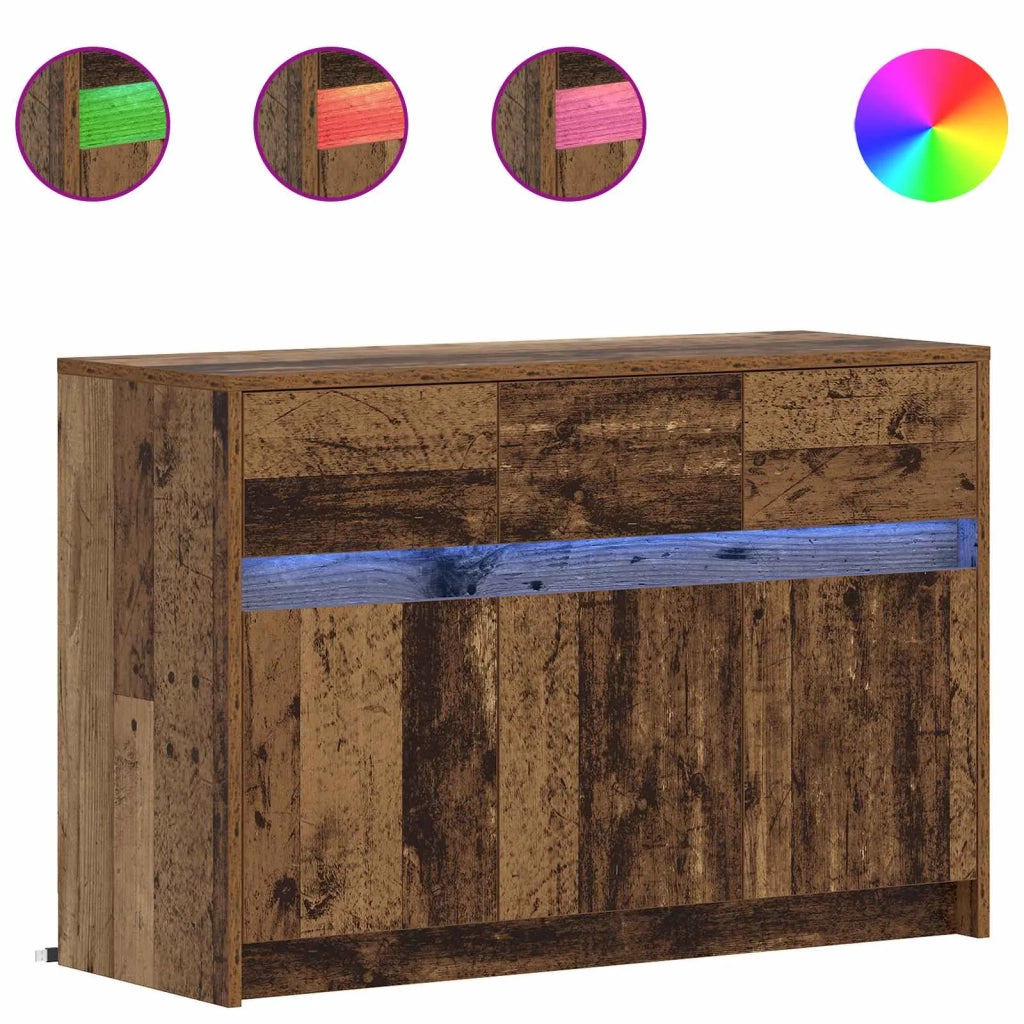 Mobile TV 91 x 34 x 61 cm Legno antico Legno ingegnerizzato 8010328