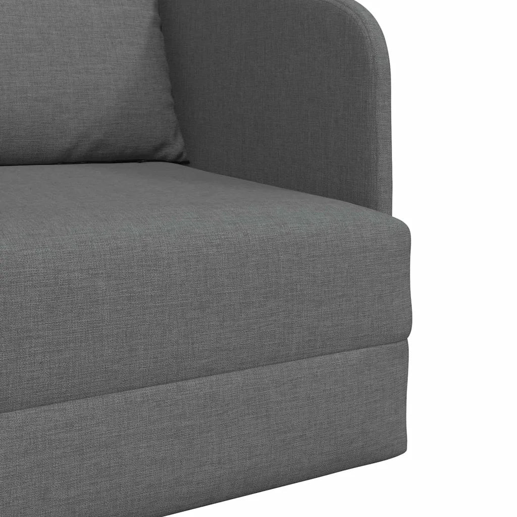 Divano letto | Sof¨¤ letto | Letto singolo Grigio scuro 65 x 80 x 83 cm Tessuto