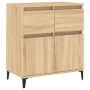 Buffet credenza cassettiera armadio mobile contenitore organizer cucina soggiorno rovere Sonoma 60 x 35 x 70 cm legno ingegnerizzato marrone 02_0031606