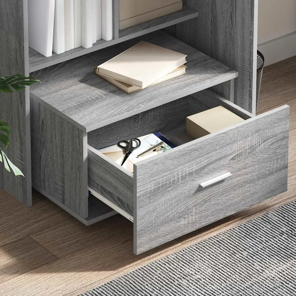 Scrivania Grigio Sonoma 131,5 x 50 x 106,5 cm Legno multistrato 3337270