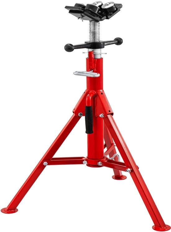 Sostegno per tubi con trasmissione a 4 gomme V 1107A Sostegno tubo ripiegabile 4500LB