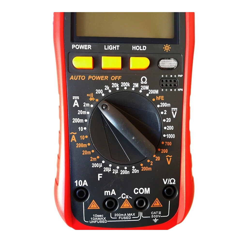 Trade Shop - Multimetro Tester Digitale Professionale Volt Ampere Farad Puntali Yi-58l -
