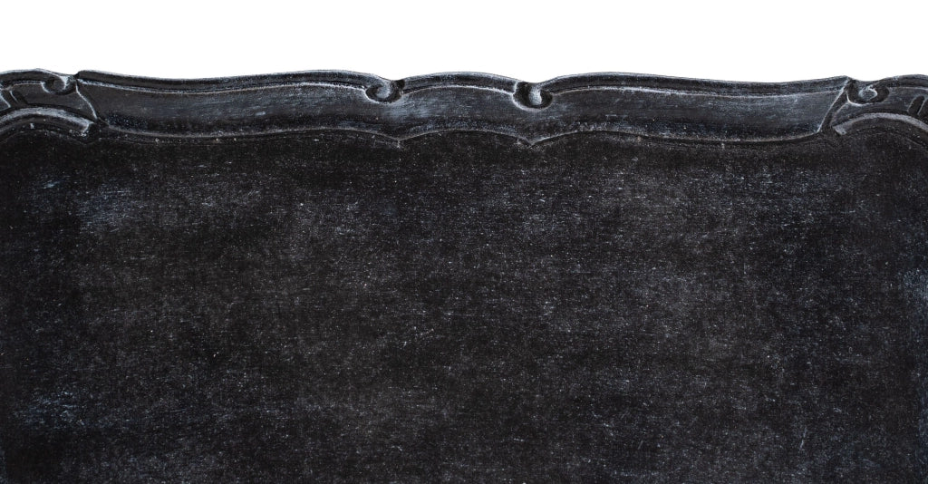 Biscottini Vassoio in legno finitura nera Made in Italy