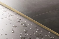 Profilo Doccia Pendenzato 120cm Brush Gold sinistra