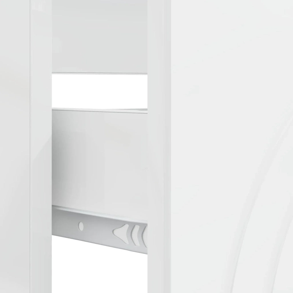 Armadio per Lavabo da Bagno ALKMAAR Bianco Lucido 896139
