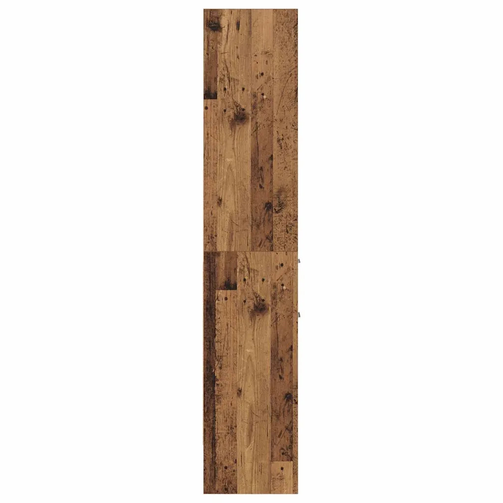 vidaXL Armadio per Libri Legno vecchio 40 x 35 x 180 cm