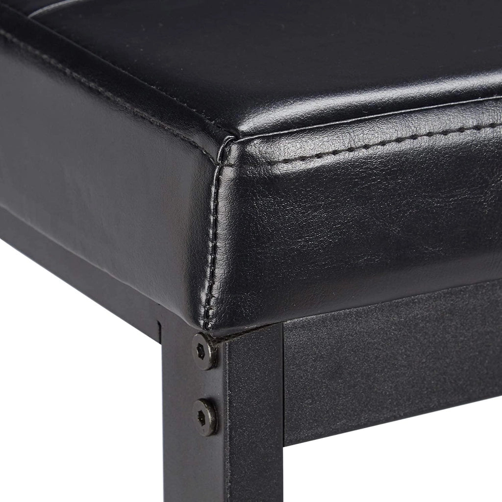 Panca portascarpe aperta materiale sintetico supporto in rete metallica 115 cm nero 13_0000367_2