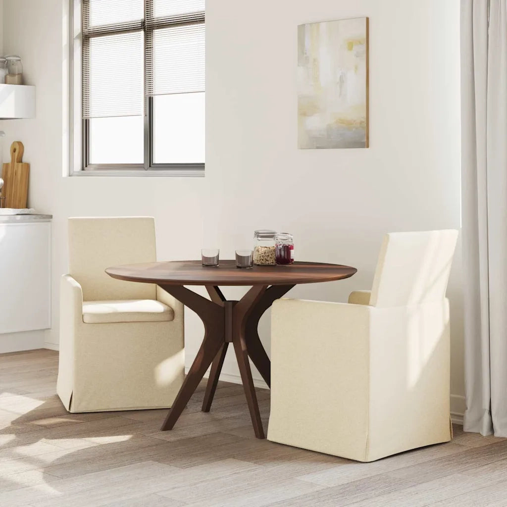 Sedie da pranzo 2 pcs Crema 57 x 67 x 95 cm Tessuto