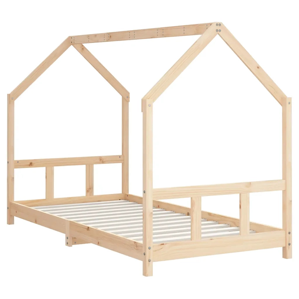 Giroletto per Bambini 90x200 cm in Legno Massello di Pino 835718