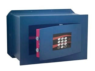 CASSAFORTE A MURO CON COMBINAZIONE ELETTRONICA 1850- - mm.360x195x230h. Kg.14,5 (1852) 2 catenacci - 1 pezzi STARK