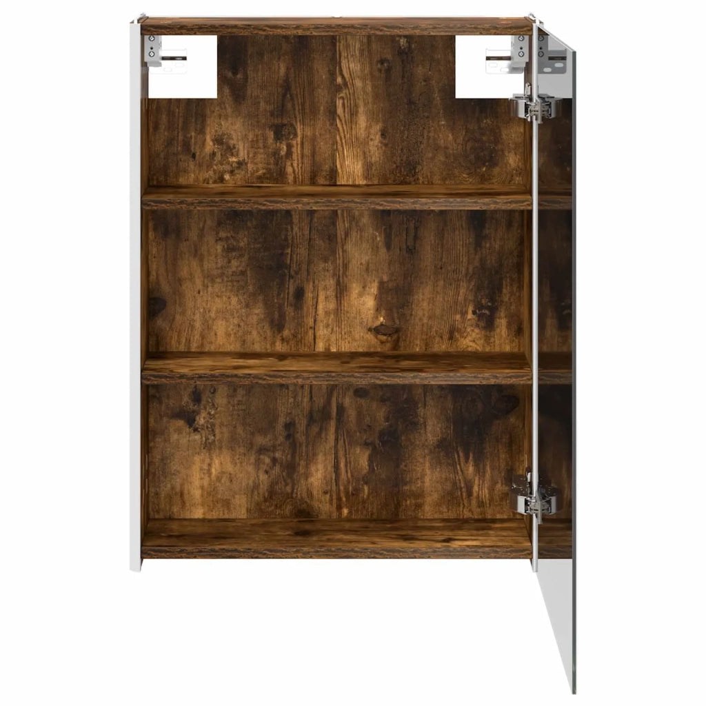Mobiletto per specchio da bagno Rovere fumé 73.5 x 15.5 x 70 cm 889235