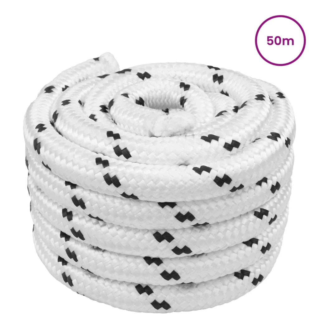 Corda da Barca Bianco 50 m Poliestere 42029711